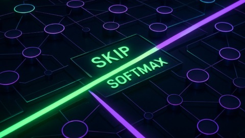 Futurystyczna scena przedstawiająca architekturę sieci neuronowej z neonowymi akcentami.