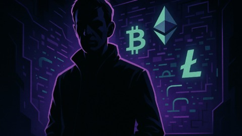 Ilustracja przedstawiająca sylwetkę Ilyi Lichtensteina w kontekście kryptowalut.