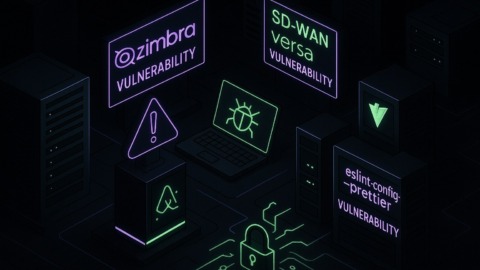 Ilustracja przedstawiająca serwery i narzędzia sieciowe w stylu 2.5D z neonowymi akcentami.